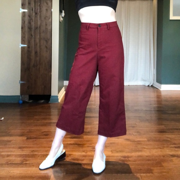 Frank & Oak Pants - High Waist Wide Leg Pants